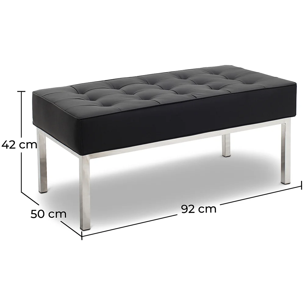 Panca di design - 2 posti - Rivestita in poliuretano - Konel image 10