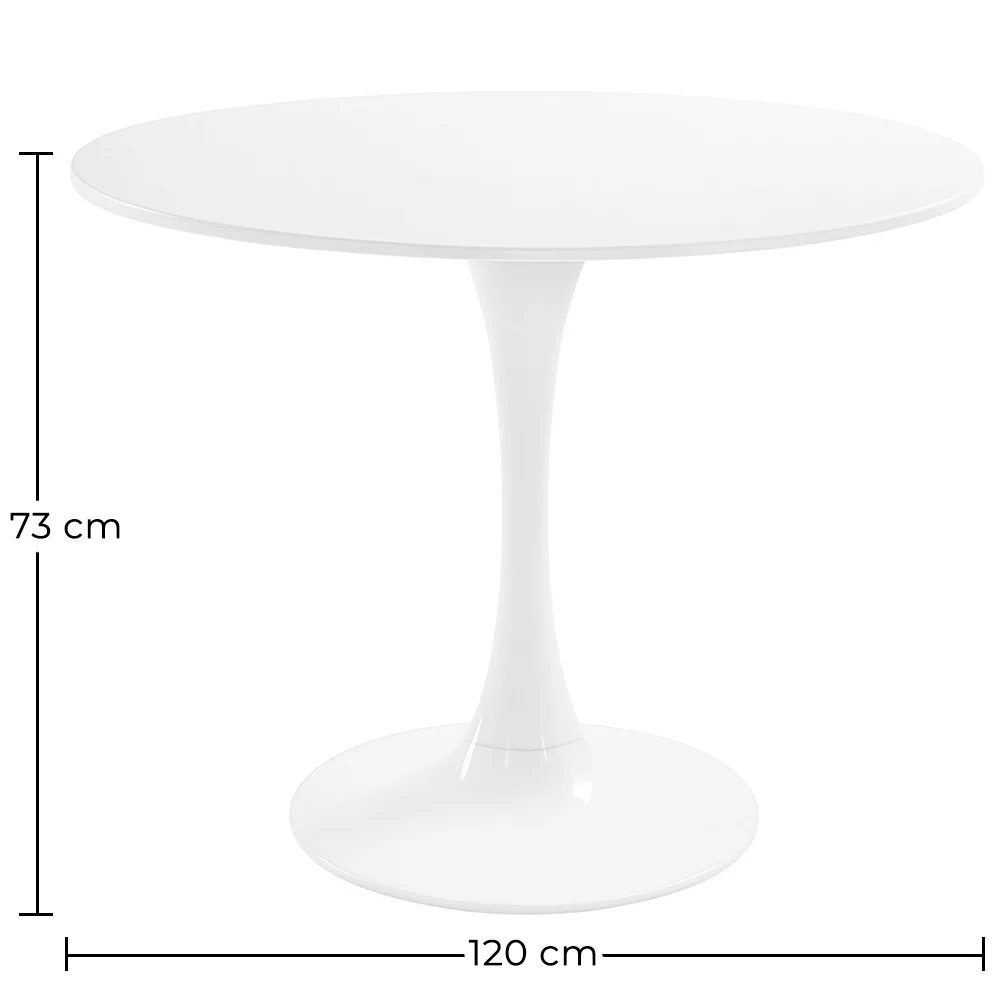 Tavolo da Pranzo Rotondo - 120 cm - Tulip image 10