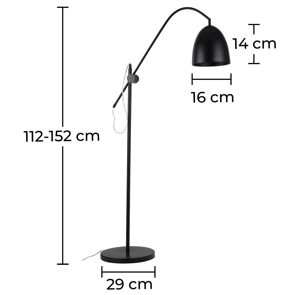 Lampada da terra – lampada da terra stile minimalista – metallo – Beeb image 10