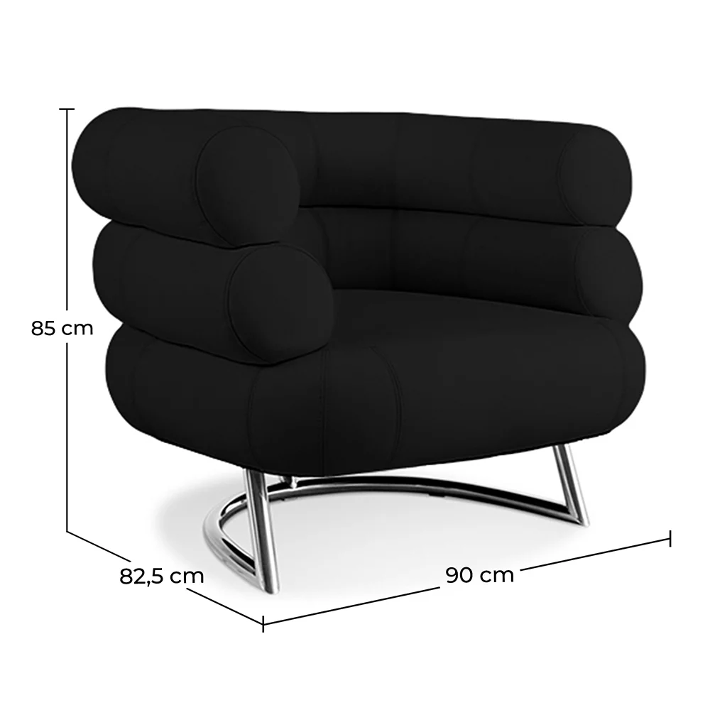 Poltrona di Design - Rivestita in pelle - Bivendun image 10