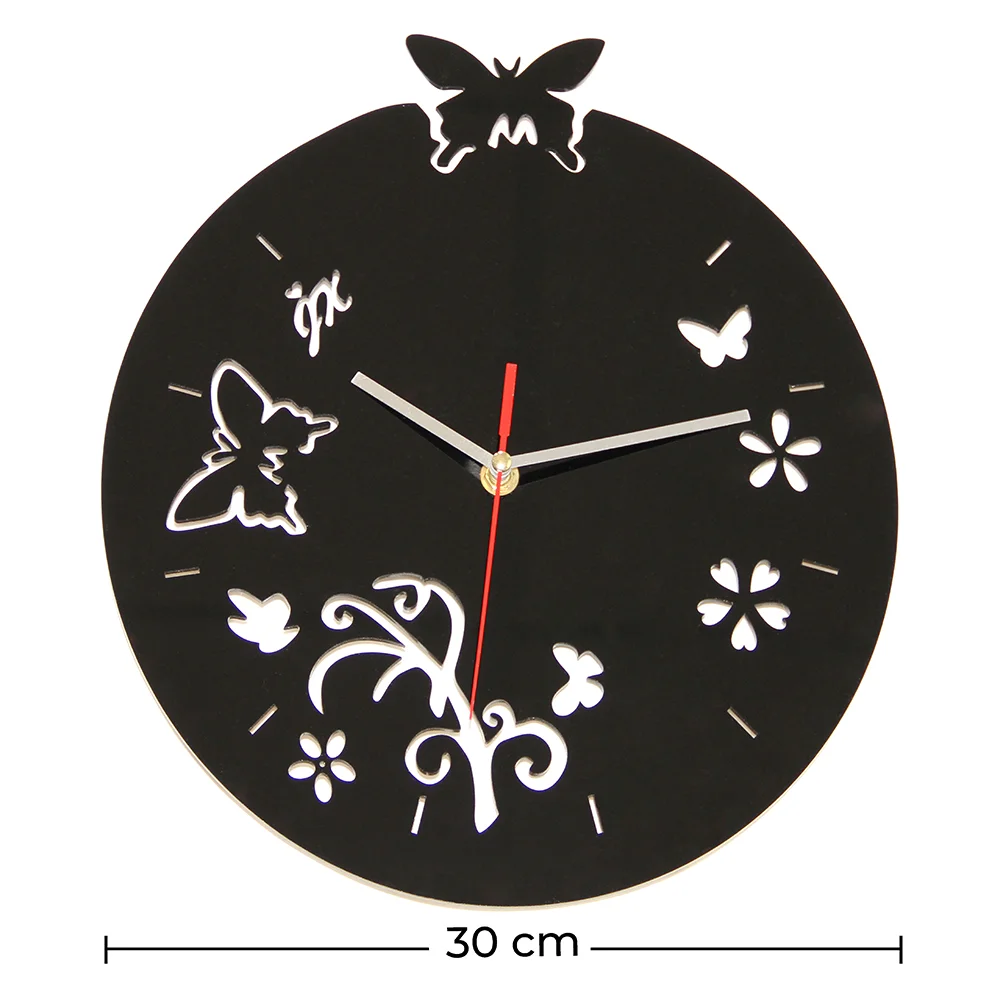 Orologio da parete Farfalle e Fiori image 10