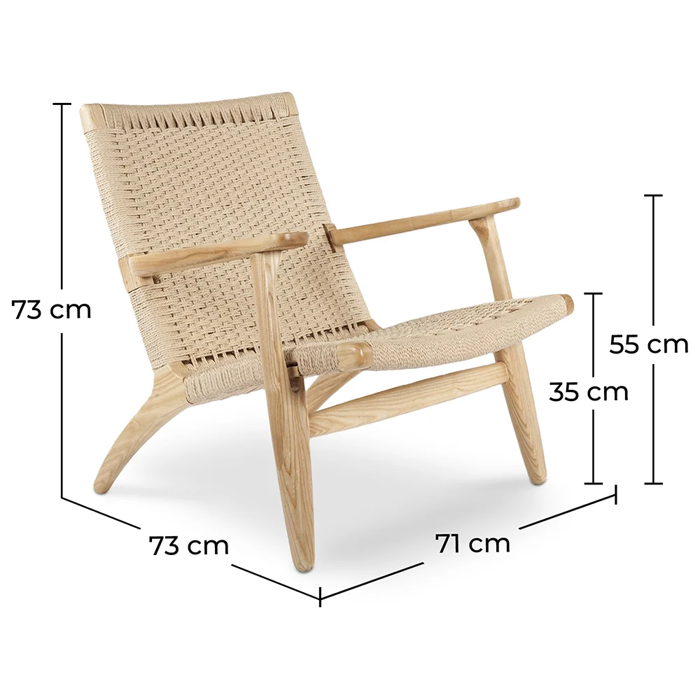 Poltrona in Legno e Corda - Design Artigianale Boho Bali - Birma image 10