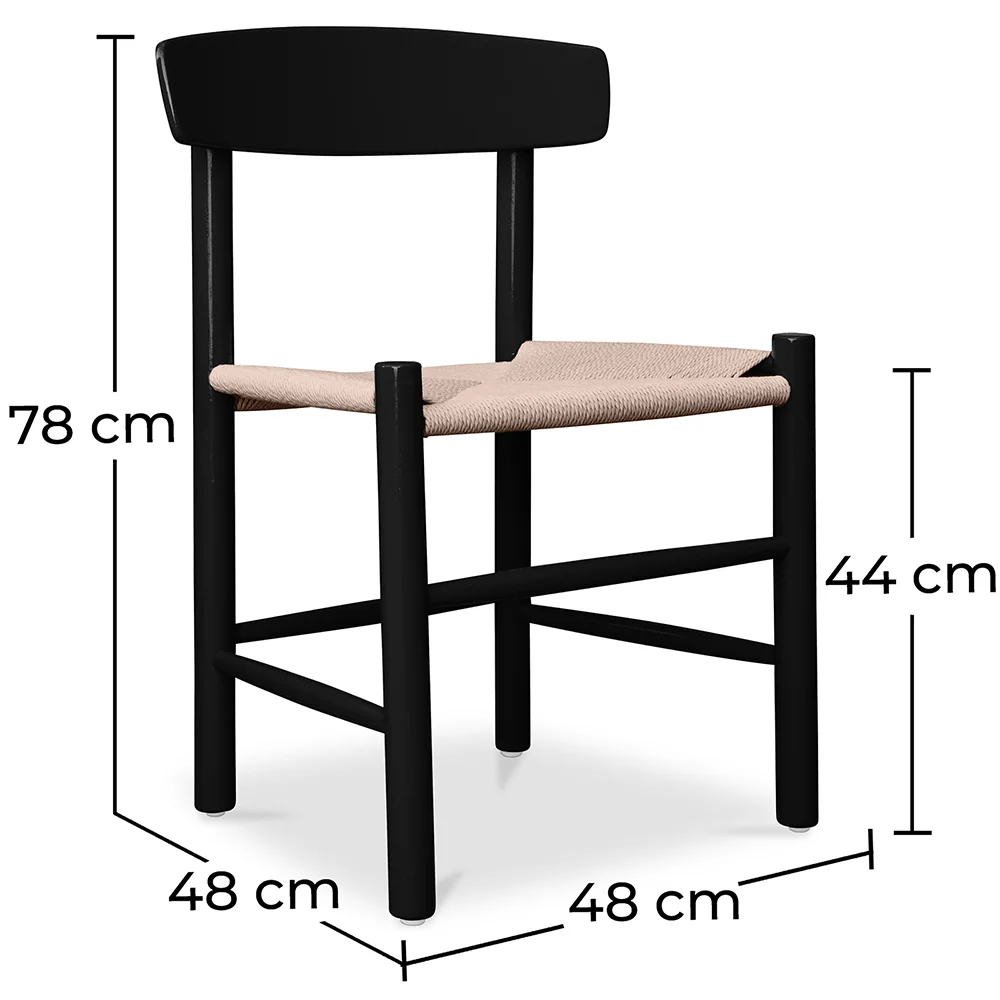 Sedia da pranzo in legno - Stile scandinavo - Batsheva image 10