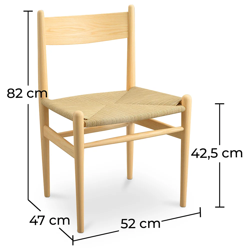 Sedia da pranzo in legno - Design retrò - Cawi image 10