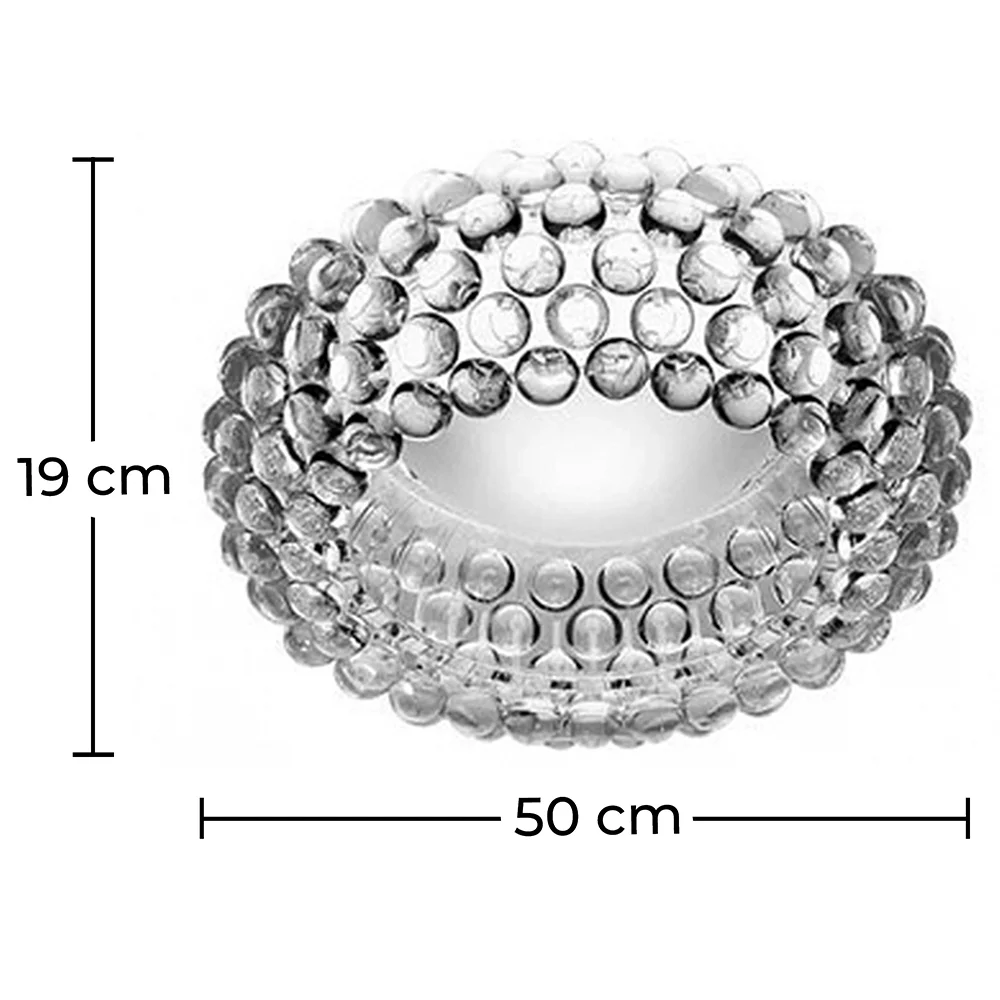 Lampada a soffitto - Montatura a Incasso con sfere di vetro - 50 cm - Savoni image 10
