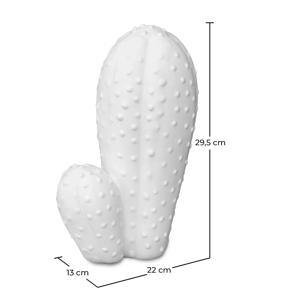 Figura decorativa Cactus bianco  image 10