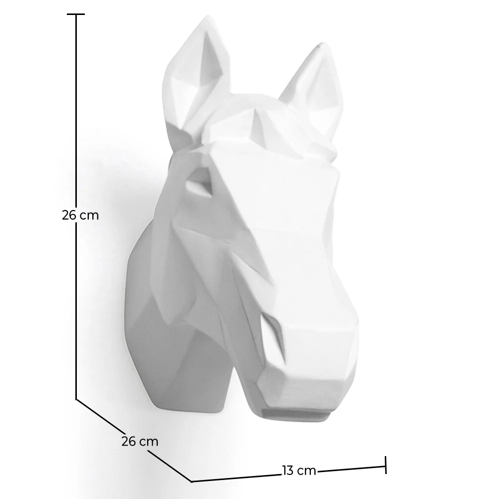 Testa di cavallo origami Resina image 10