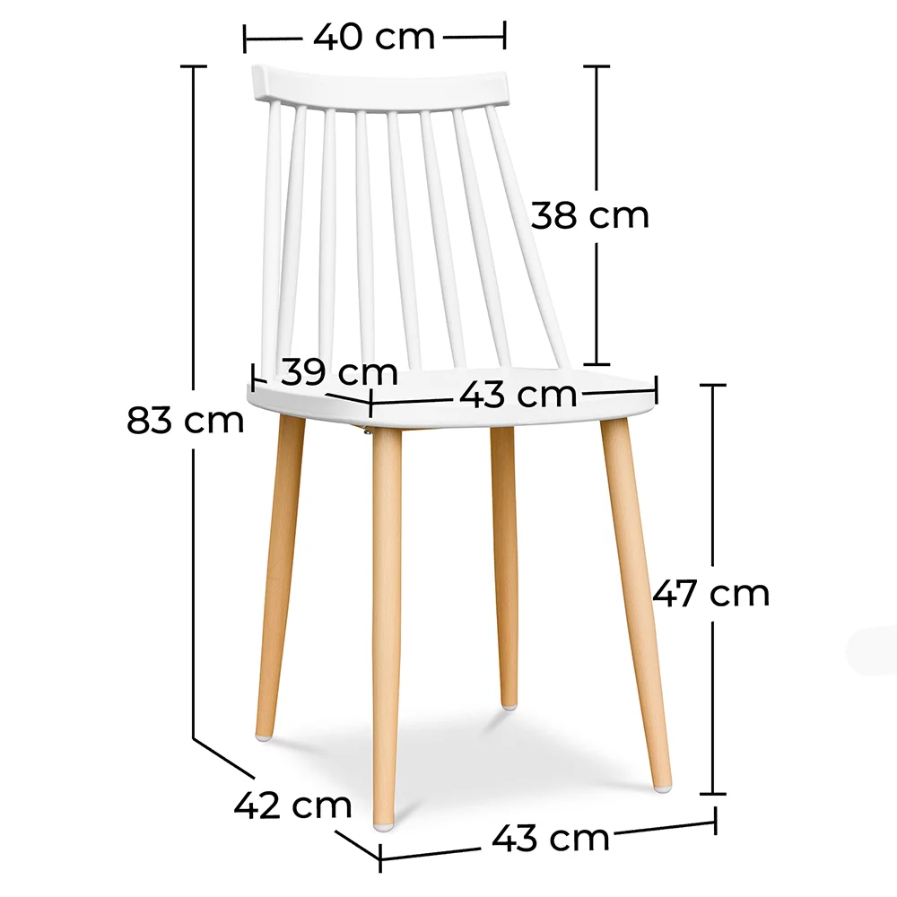Sedia da pranzo in legno - Design scandinavo - Joy image 10
