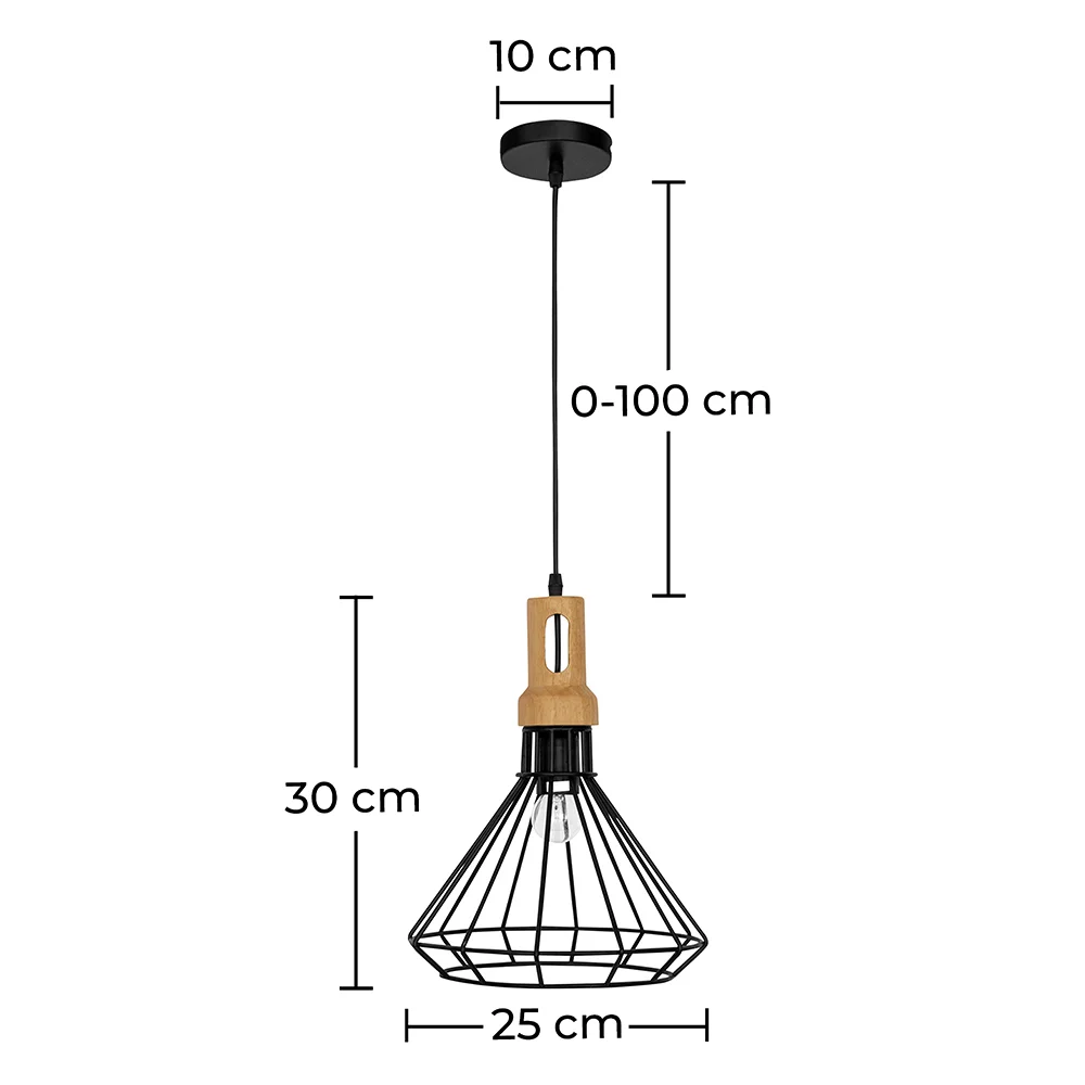 Lampada a Soffitto Retrò - Lampada a Sospensione - Vilma image 10