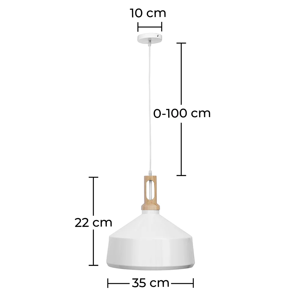 Lampada a soffitto - Lampada a sospensione - Legno e metallo - Wind image 10