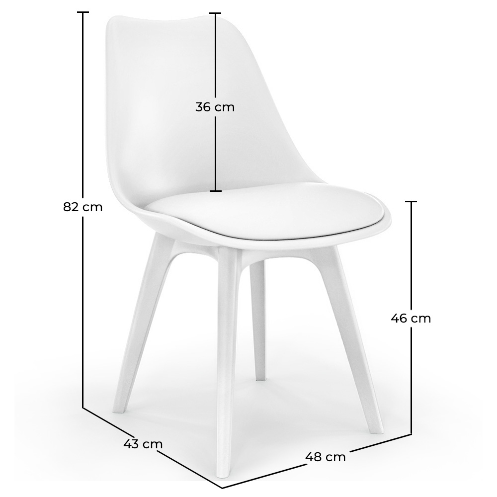 Sedia da pranzo - Stile Scandinavo - Denisse

 image 10