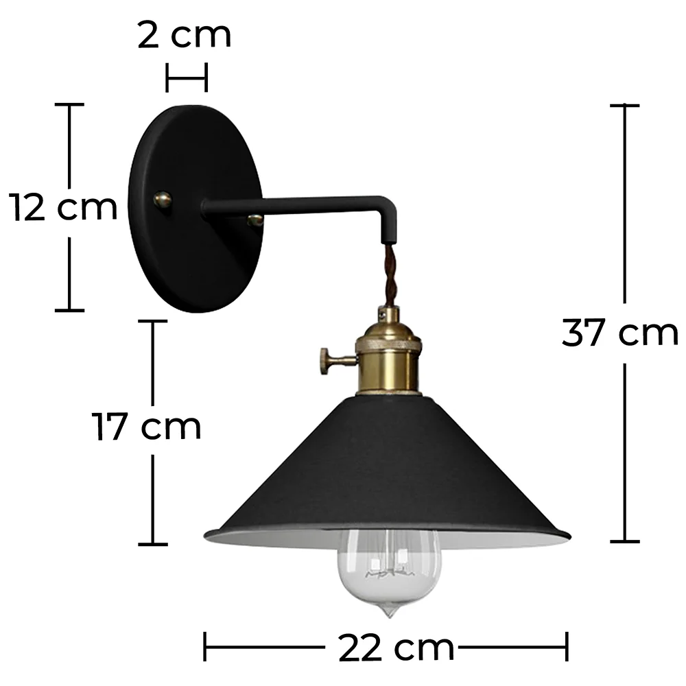 Lampada da Parete Applique - Design Vintage - Curie image 10