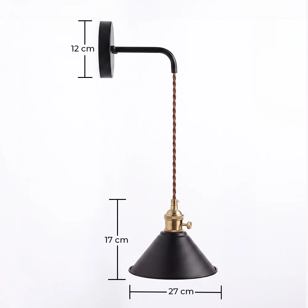 Lampada da Parete Applique - Design Vintage - Curie image 10