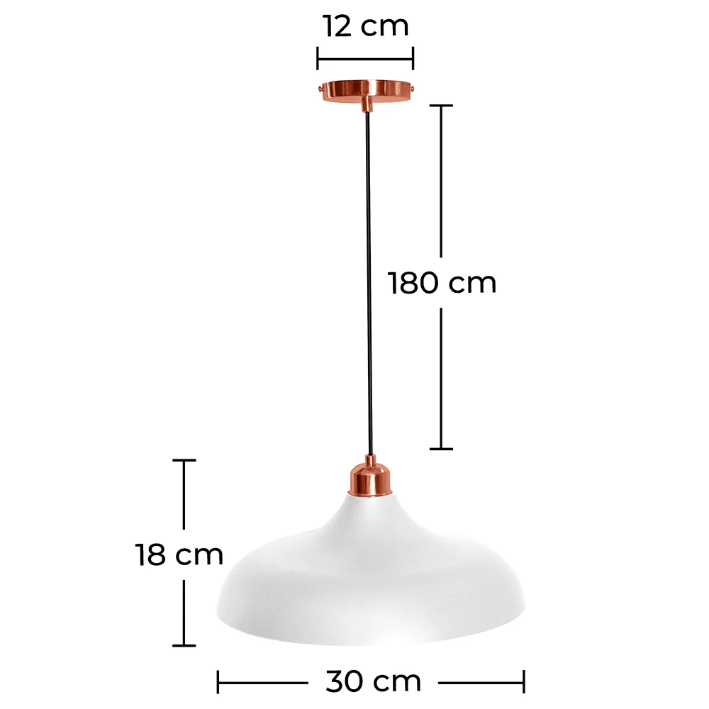 Lampada a Soffitto - Lampada a Sospensione in Metallo - Enar image 10