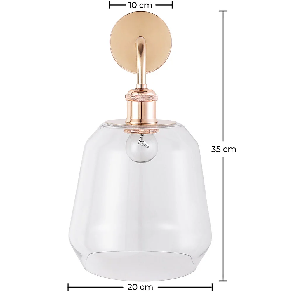  Lampada da Parete - Paralume in Vetro - Alessia image 10