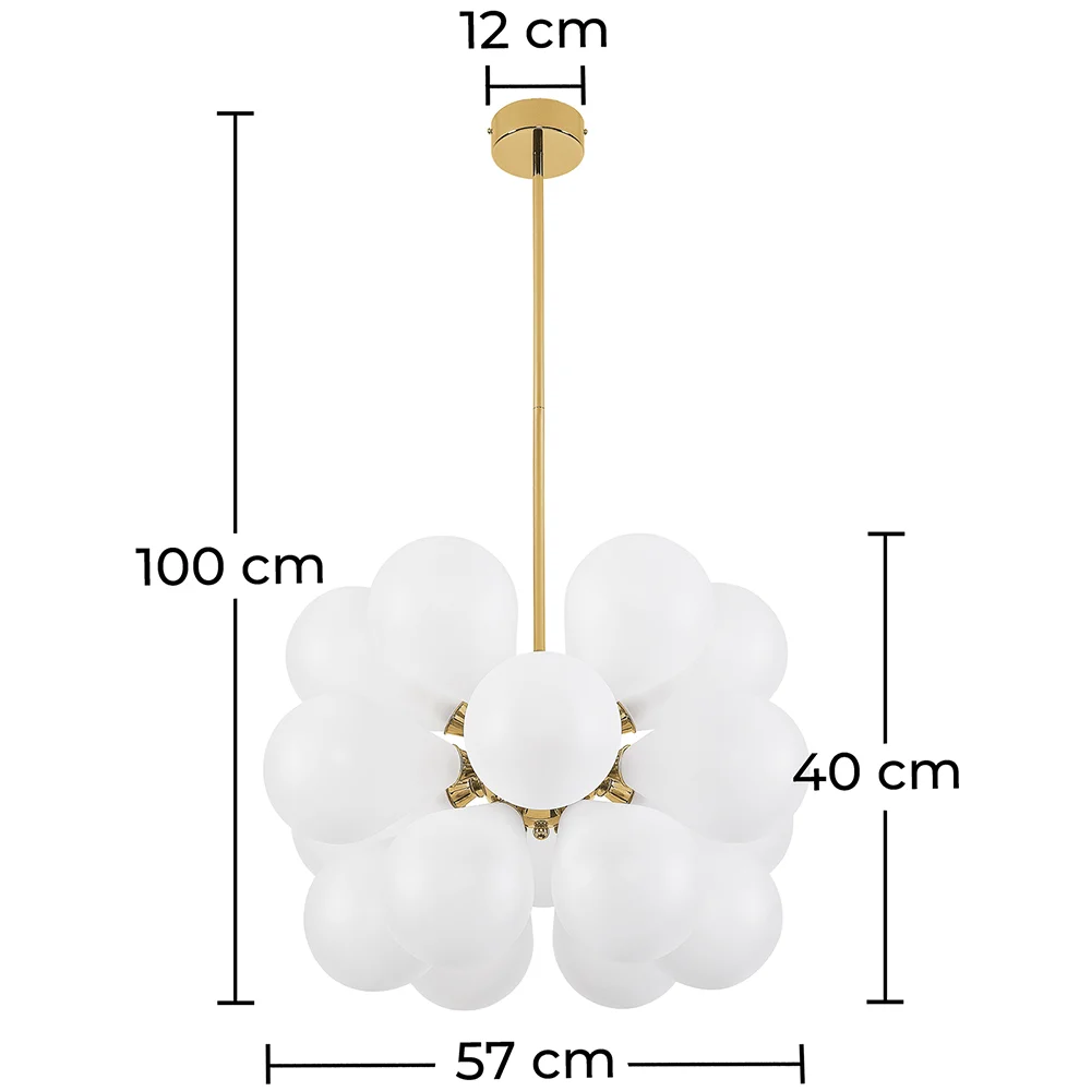 Lampada a Soffitto Palle di Cristallo - Lampada a Sospensione - Jacobella image 10