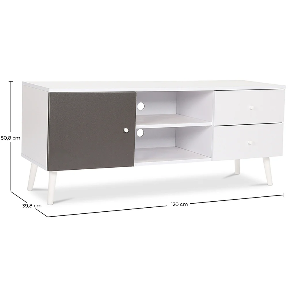 Mobile TV in Legno - Stile Scandinavo - Norman image 10