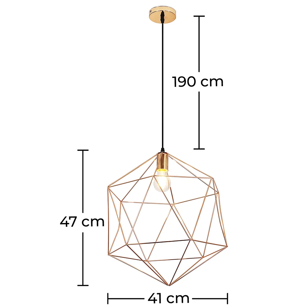  Lampada a Soffitto - Lampada a Sospensione dal Design Vintage - Lara image 10