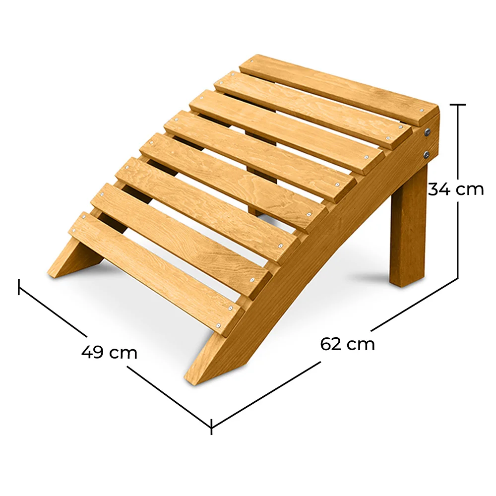Sgabello in legno per sedia da giardino - Alana image 10