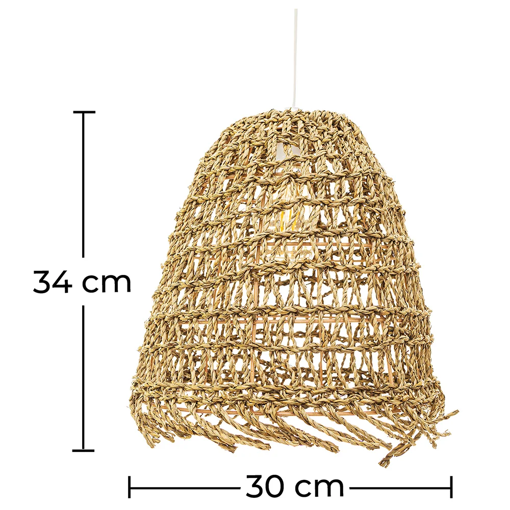 Lampada a Sospensione in Rattan - stile Boho Bali - Linei image 10