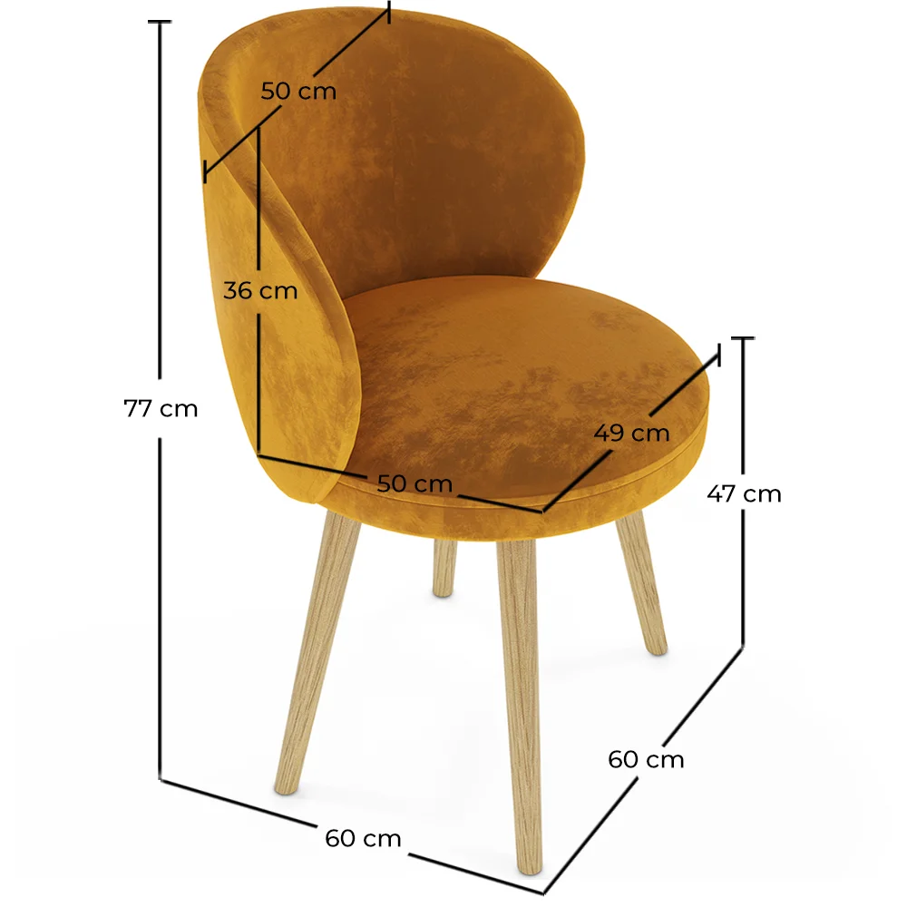 Poltrona di design - Rivestita in velluto - Yuna image 10
