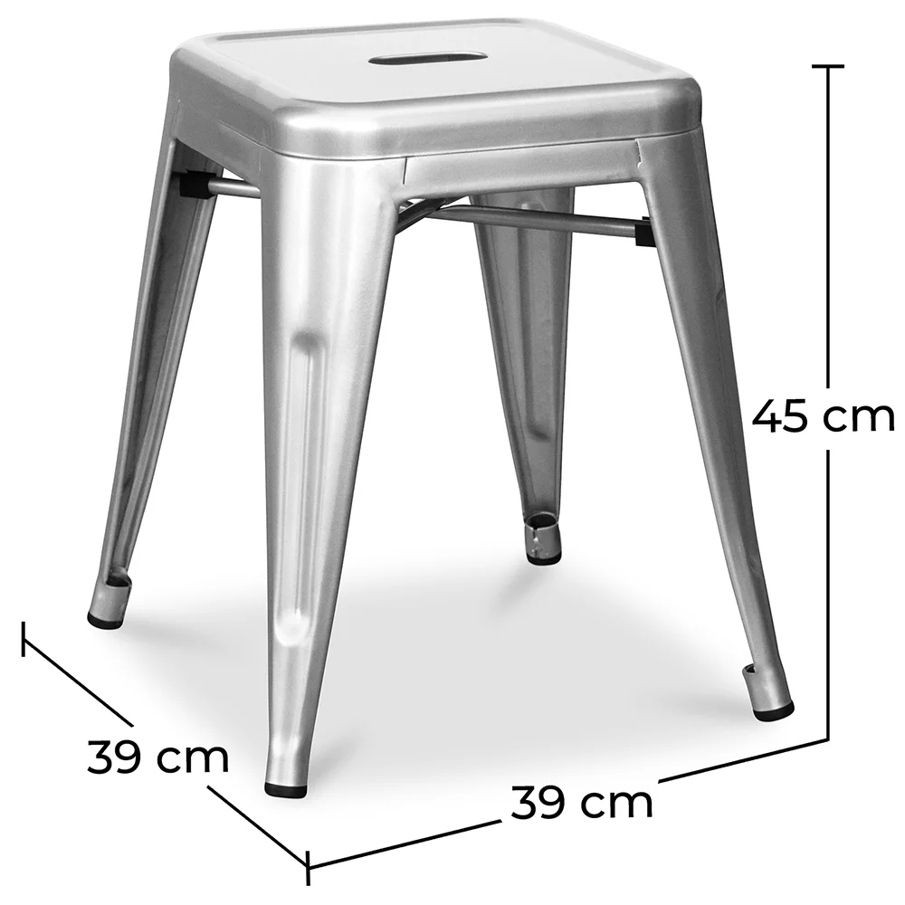 Sgabello di Design Industriale - 45cm - Nuova Edizione - Stylix image 10