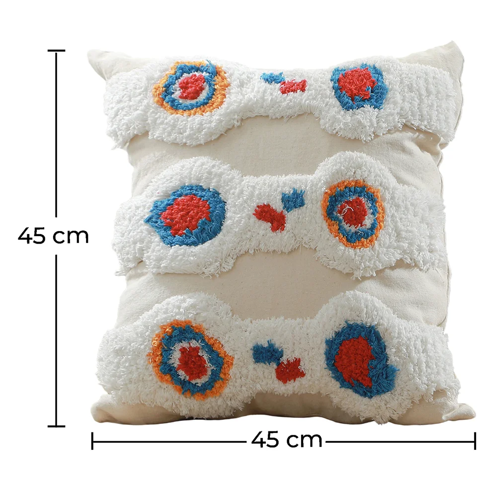 Cuscino in stile boho Bali - Copertura e riempimento inclusi - Sarla image 10