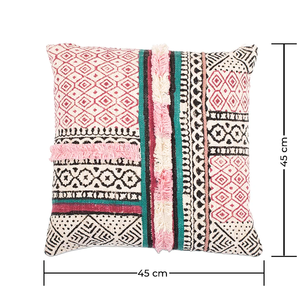 Cuscino in stile boho Bali - Copertura e riempimento inclusi - Cecilia image 10