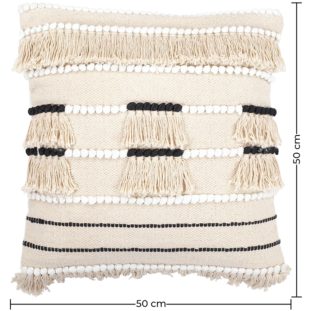 Cuscino in stile boho Bali - Copertura e riempimento inclusi - Juno image 10