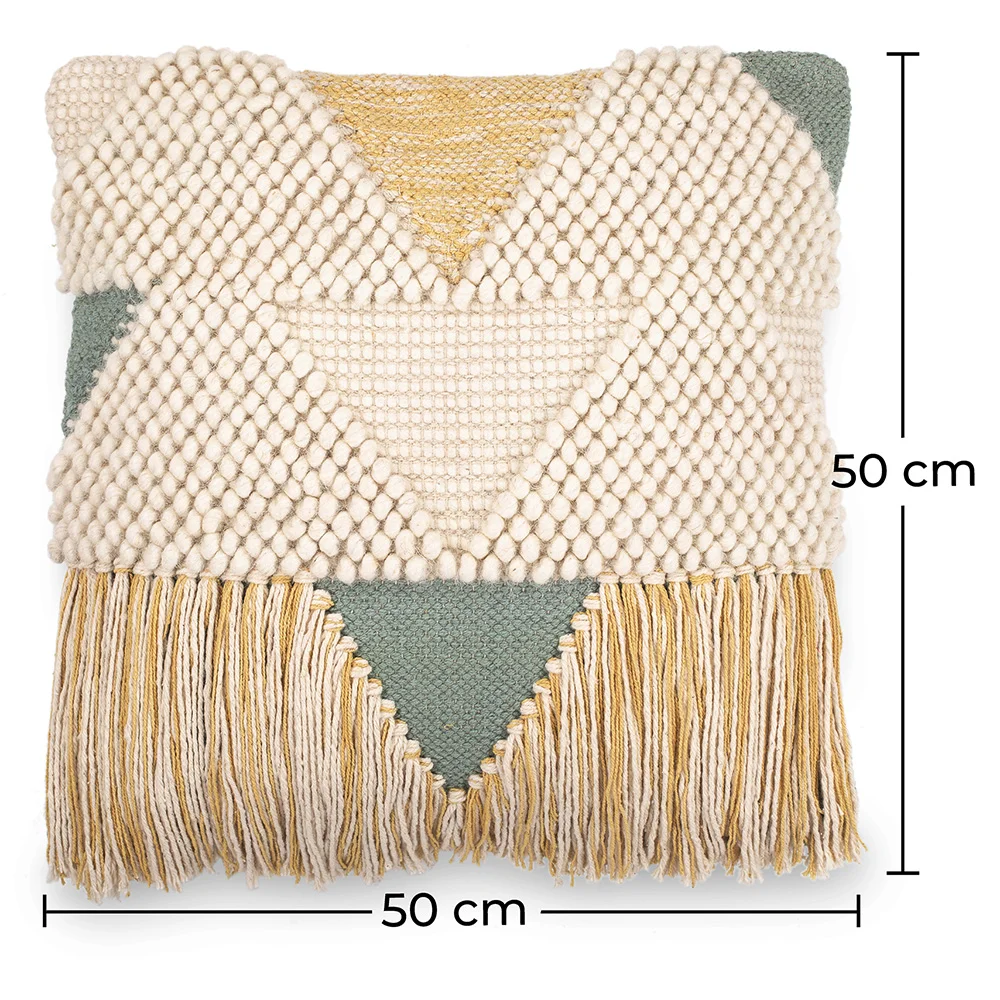 Cuscino in stile boho Bali - Copertura e riempimento inclusi - Precansa image 10