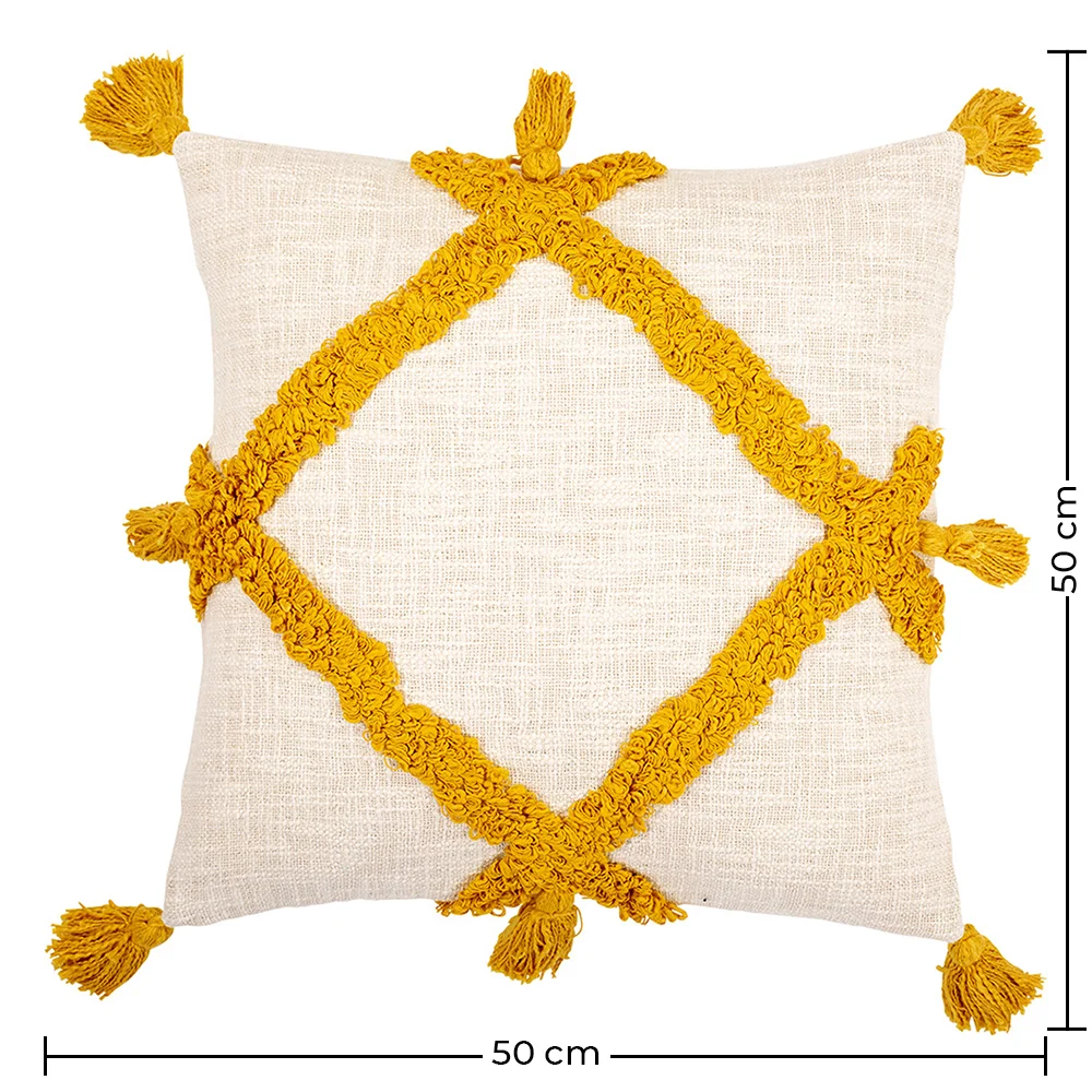 Cuscino in stile boho Bali - Copertura e riempimento inclusi - Frewla image 10