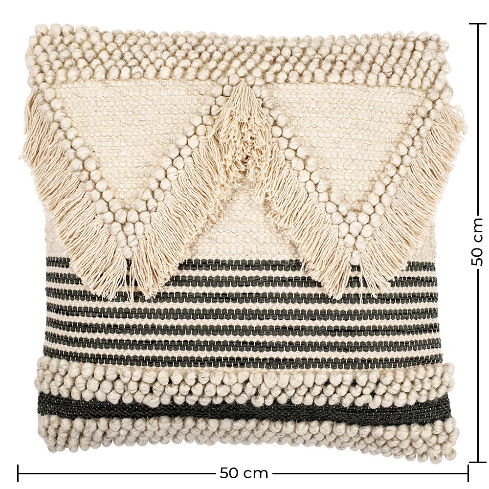 Cuscino in stile boho Bali - Copertura e riempimento inclusi -  Vrena image 10