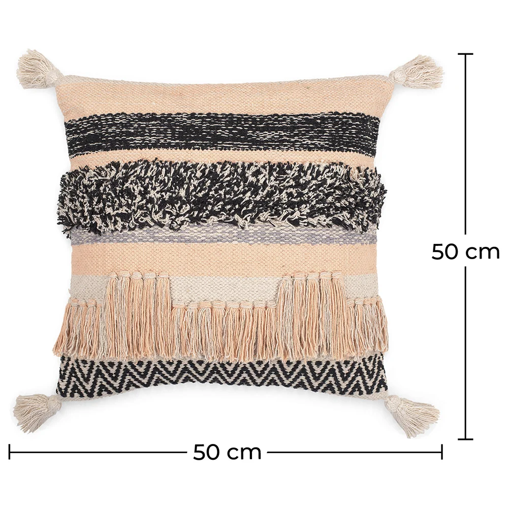 Cuscino in stile boho Bali - Copertura e riempimento inclusi - Amelia image 10