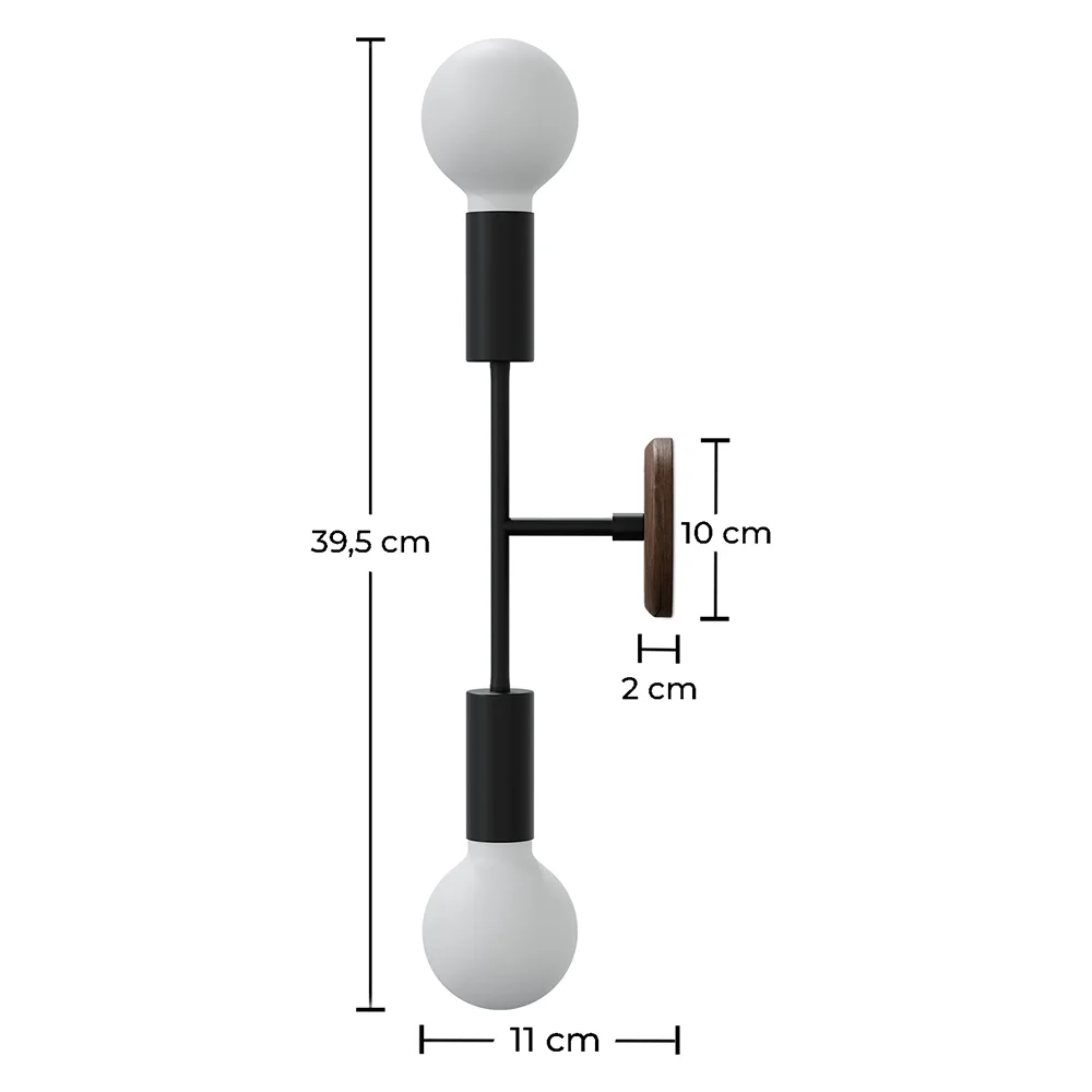 Lampada da Parete - Stile Scandinavo - Due Sfere - Gudmun image 10