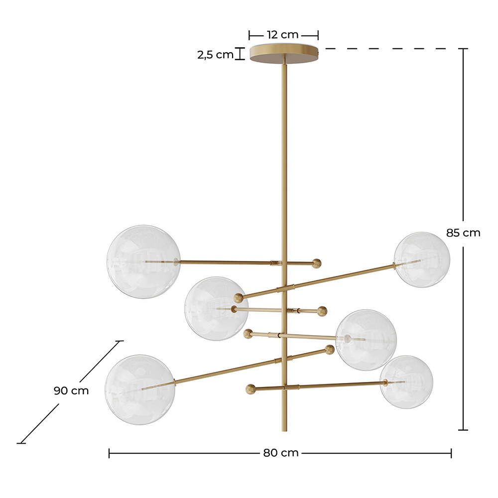  Lampada a Sospensione con Palle - Design - Blun image 10