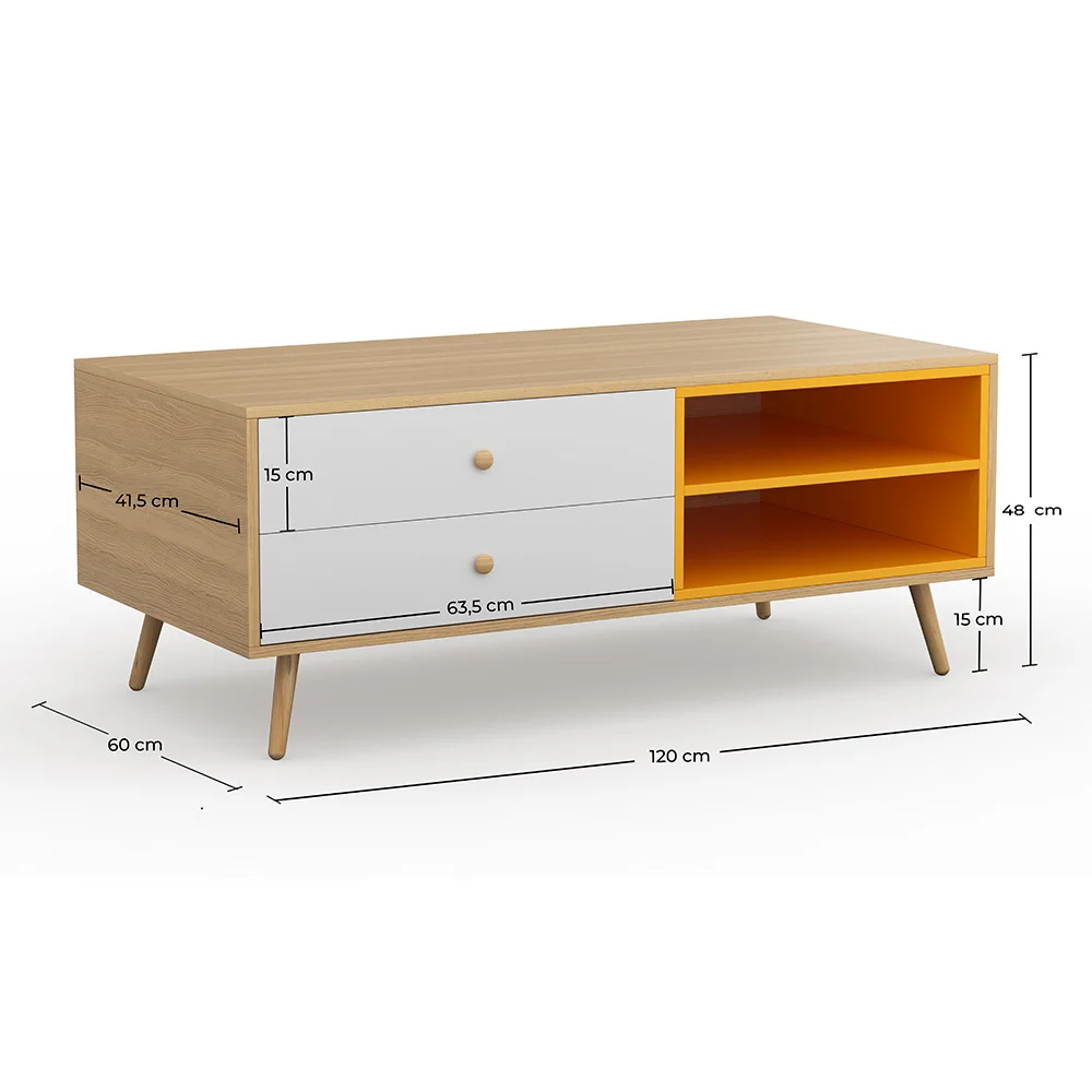 Mobile TV in Legno - Stile Scandinavo - Lenark image 10