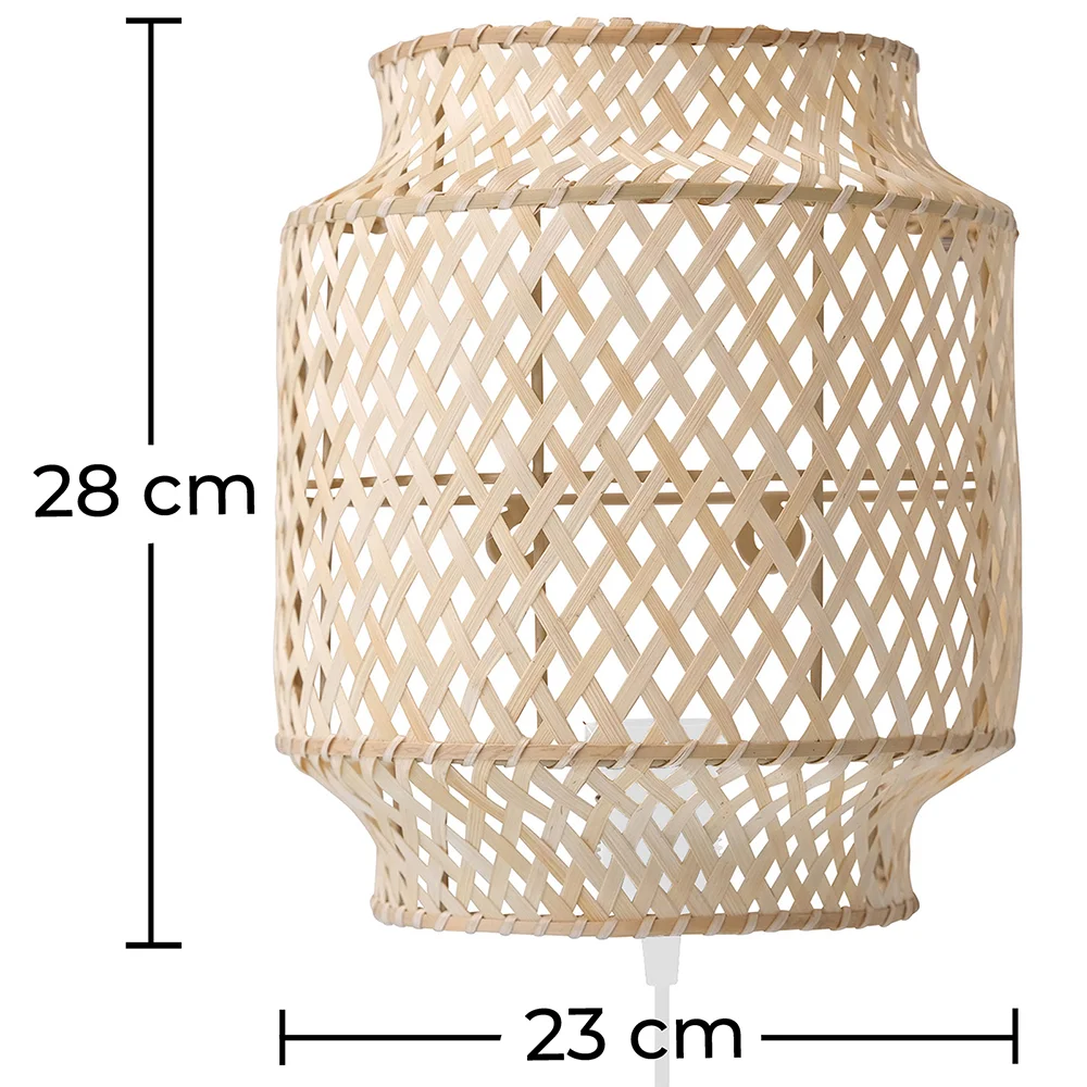 Lampada da Parete - stile Boho Bali in Bambù - Hya image 10