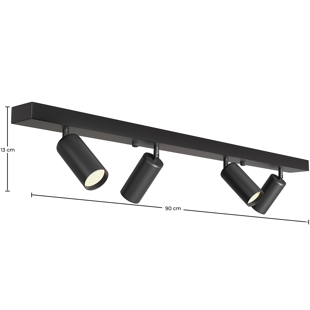 Lampadario a Sospensione Rail - 4 Faretti Orientabili - 90CM image 10