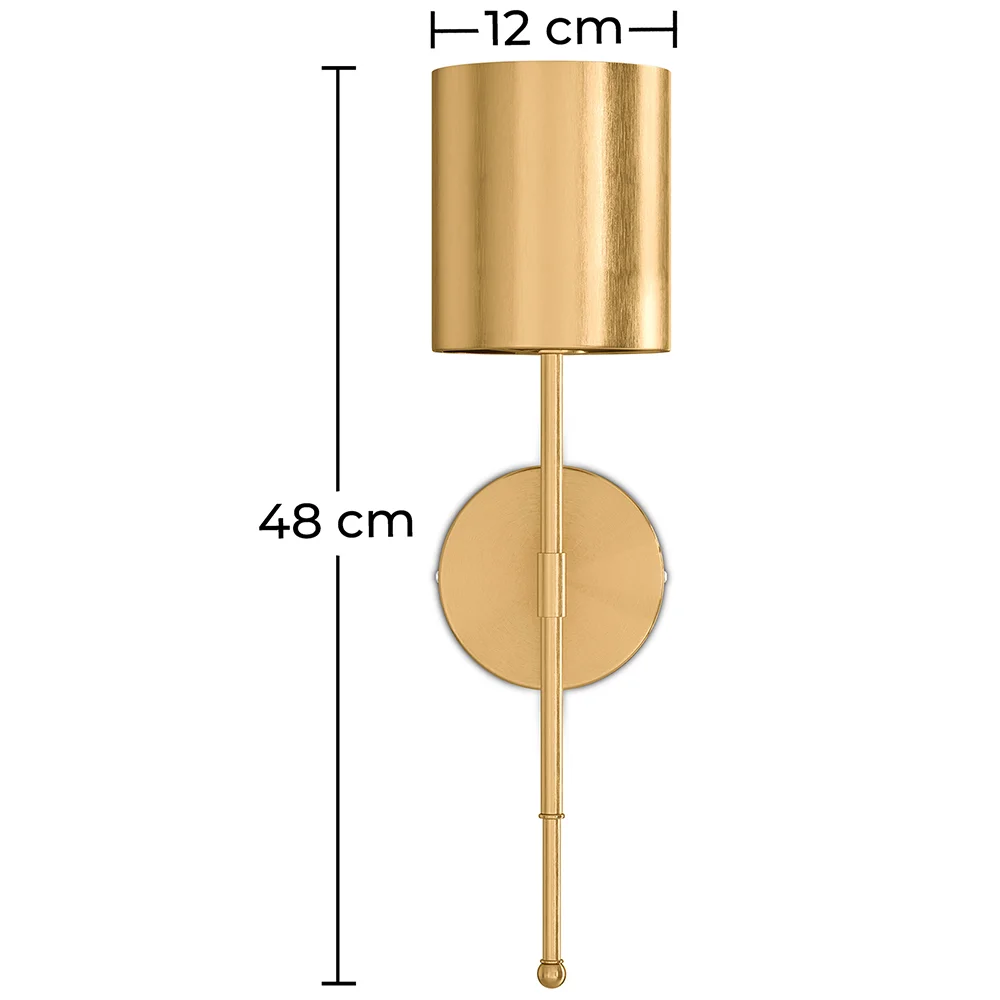 Lampada Applique da Parete - Metallo Oro - Hay image 10