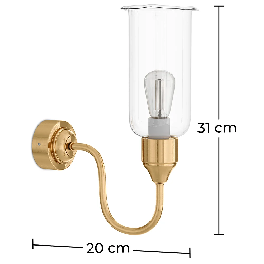 Lampada Candelabro - Applique da Parete Oro - Driss image 10