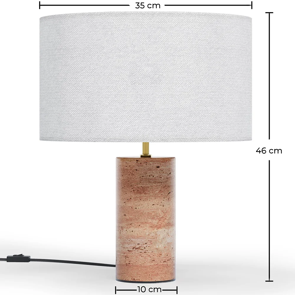 Lampada da Tavolo con Base in Marmo - Sidney image 10