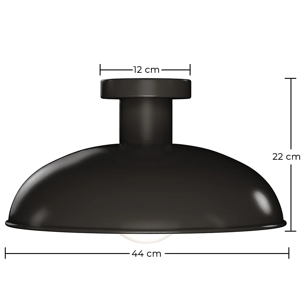 Lampada da Soffitto - Plafoniera Nera - Gubi image 10