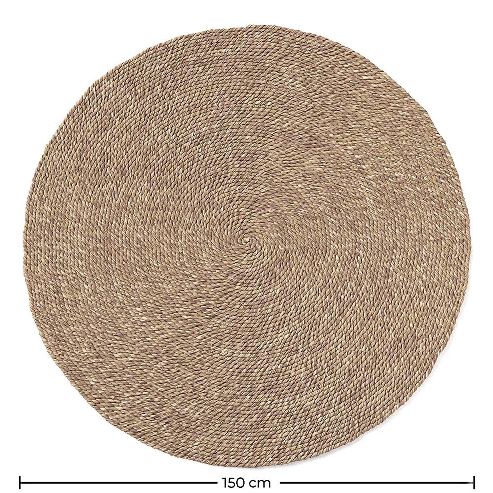 Tappeto rotondo in iuta - Boho Bali - 150 CM - Yuri image 10