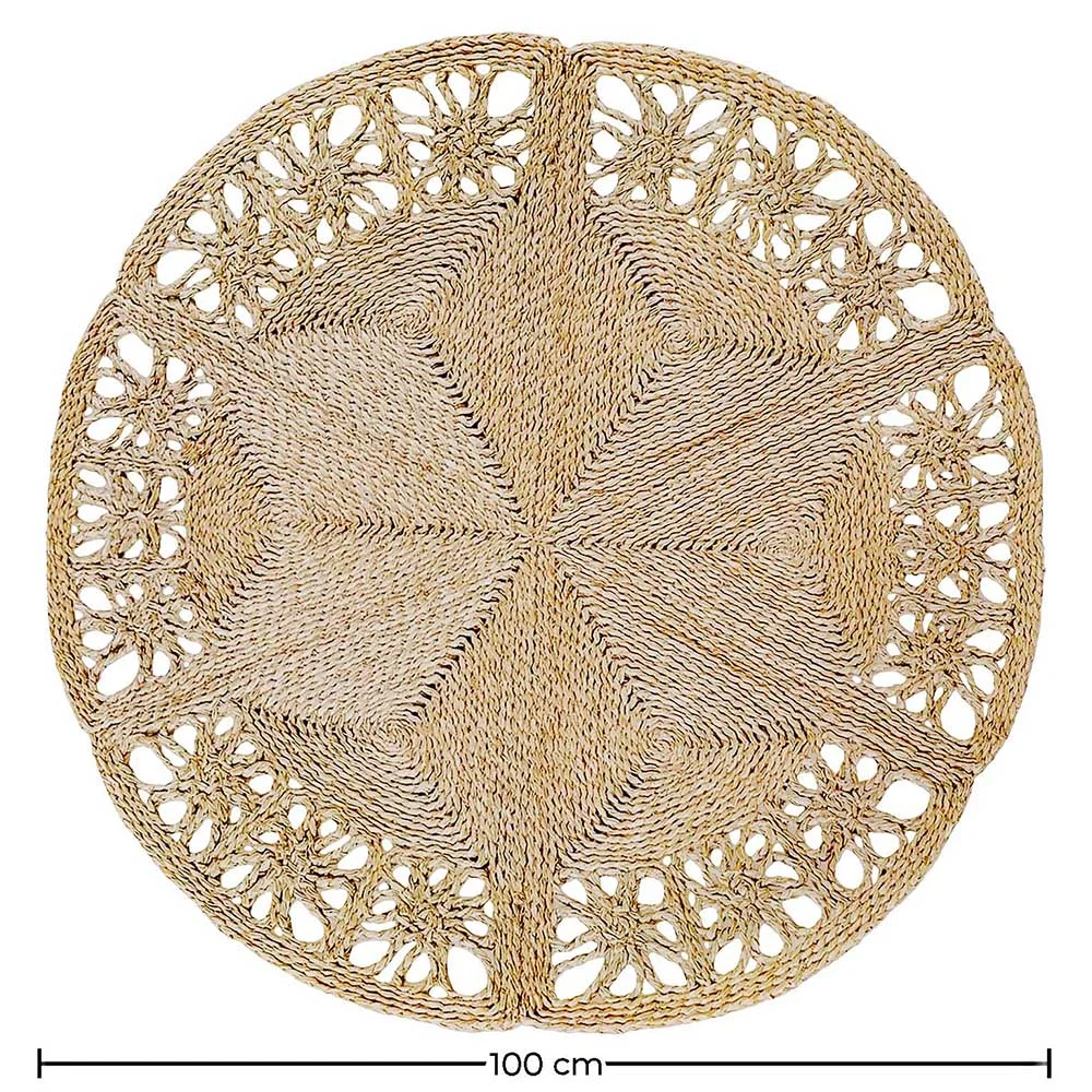 Tappeto rotondo in iuta - Boho Bali - 100 CM - Bilú image 10