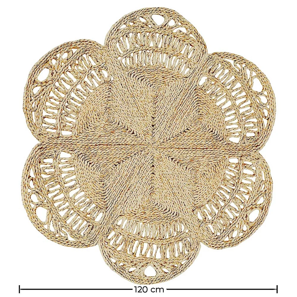 Tappeto rotondo in iuta - Boho Bali - 120 CM - Niluh image 10
