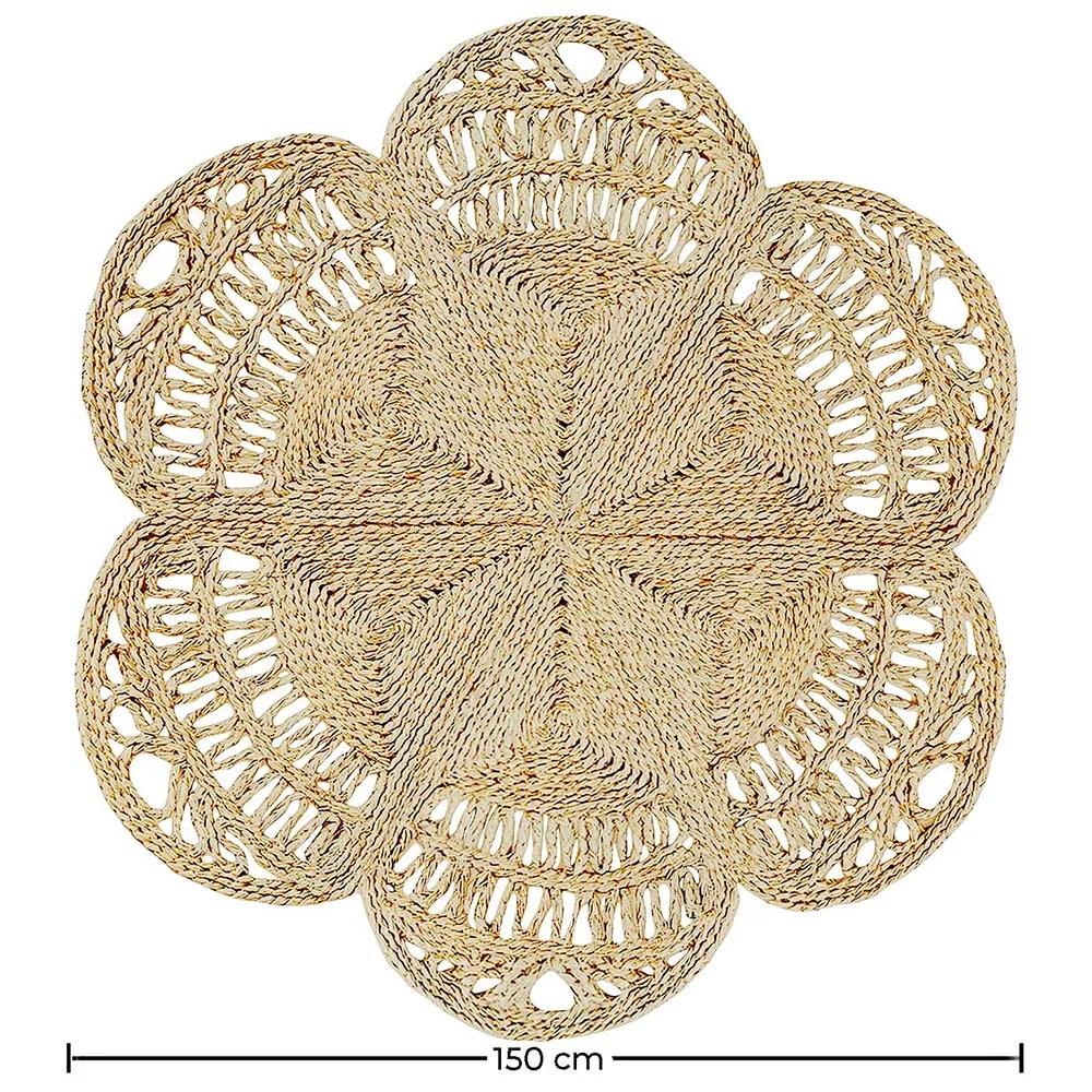 Tappeto rotondo in iuta - Boho Bali - 150 CM - Niluh image 10