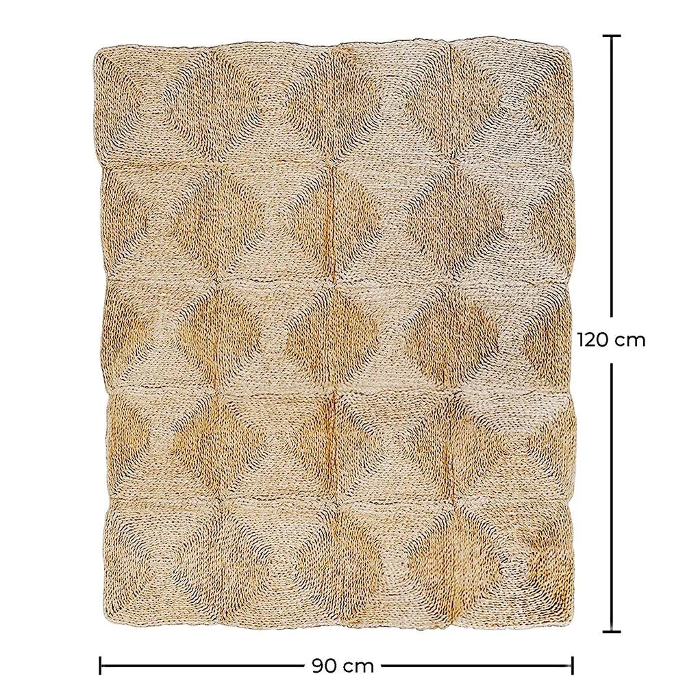 Tappeto rettangolare in iuta - Boho Bali - 90x120 CM - Lubya image 10