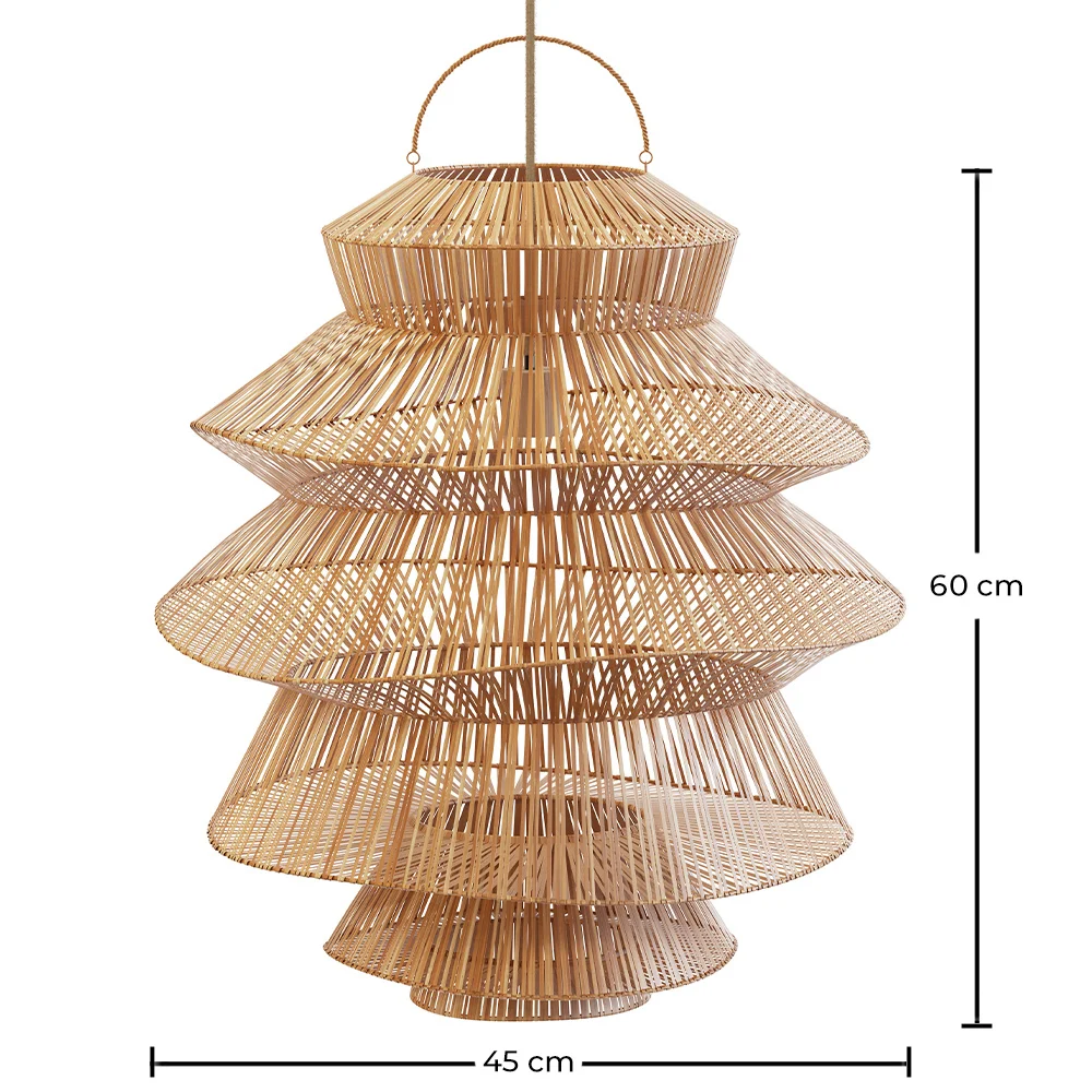 Lampada a sospensione in rattan - Boho Bali - Ferta image 10