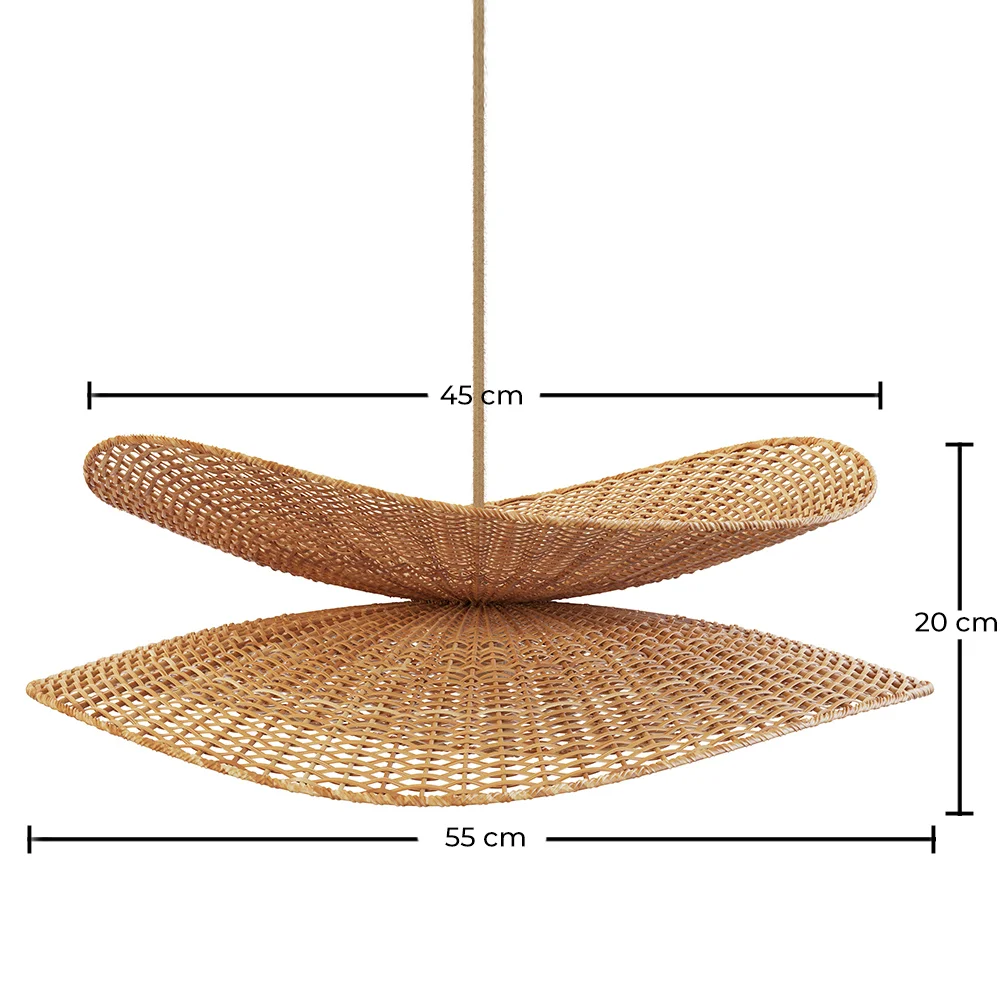 Lampada a Sospensione in Rattan - Boho Bali - Buju image 10