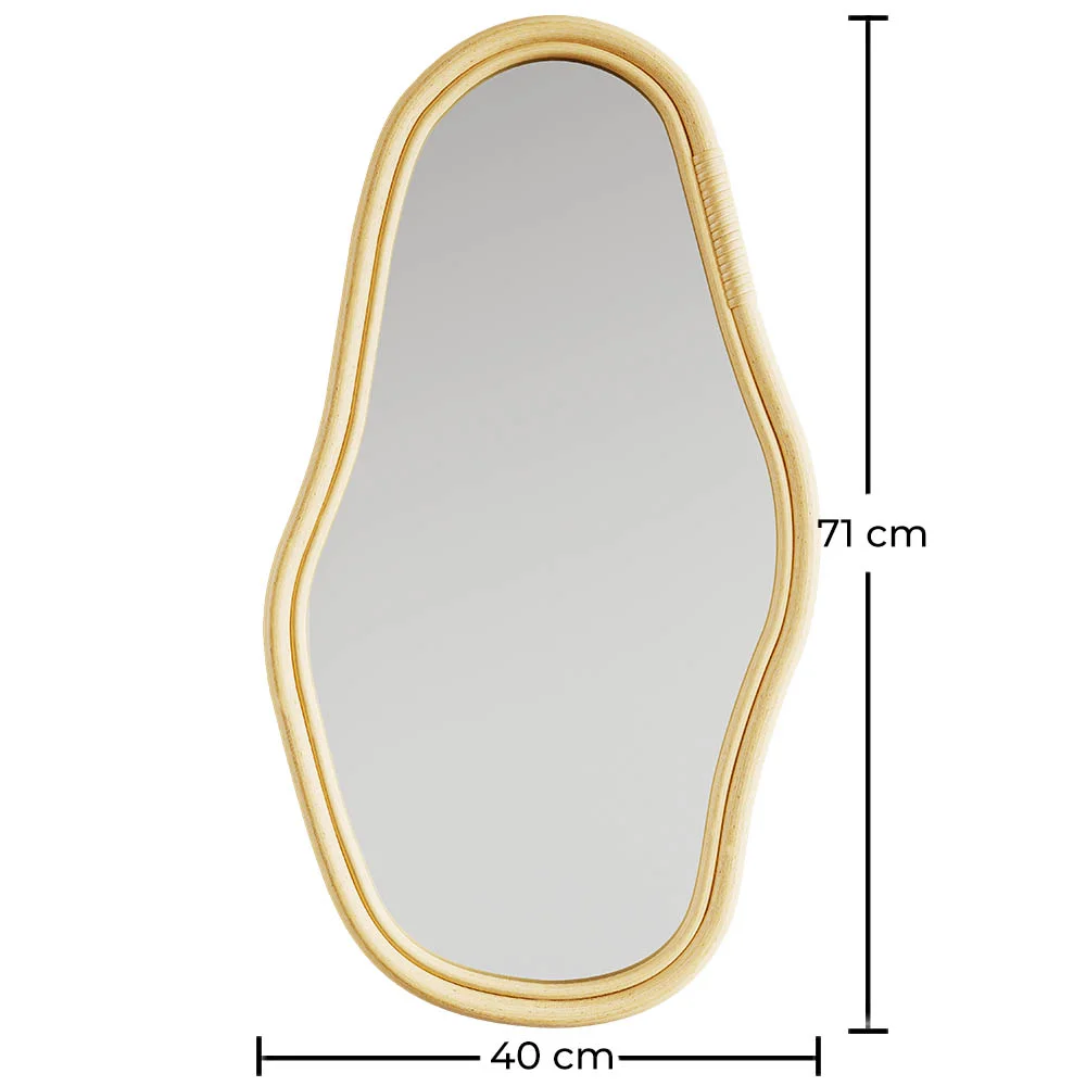 Specchio da parete in rattan - 71 CM - Kala image 10